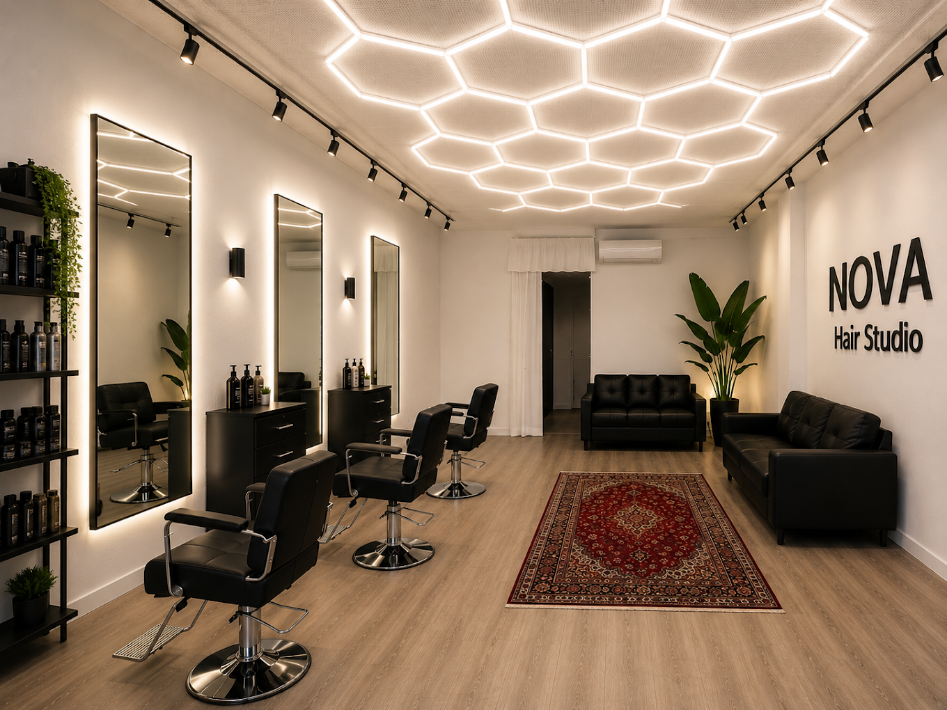 Nova Barber Studio interior